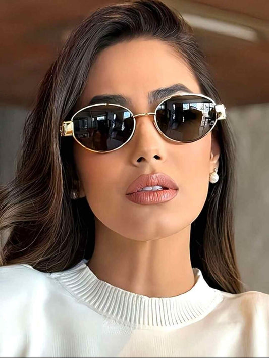 Punk Round Oval Fashion Glasses
