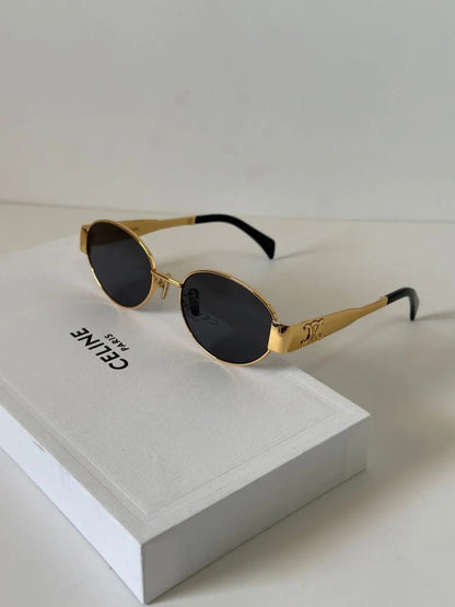 Punk Round Oval Fashion Glasses