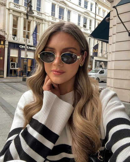 Punk Round Oval Fashion Glasses